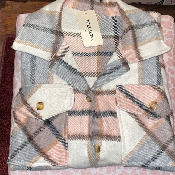 NWT Flannel Jacket❤️❤️❤️❤️❤️❤️ - Picture 4 of 8